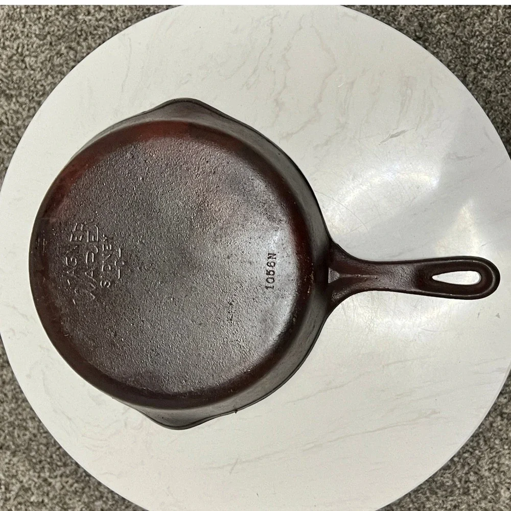 Wagner Ware Iron Skillet #6 Sidney -O- Cast 1056 N 9